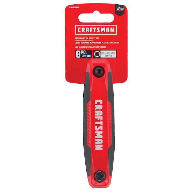 CRAFTSMAN Hexagonal Key Set - Metric - 8 Bits - Composite