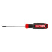 CRAFTSMAN Square Screwdriver - #0 x 4-in - Red and Black