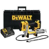 Dewalt 20-volt Max Cordless Grease Gun Kit - 10000 Max PSI - 42-in Flexible Hose - Bright Led Light