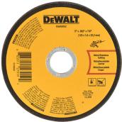 DEWALT Type-1 Aluminum Oxide Abrasive Metal Cut-Off Wheel - 5-in Dia x 1/16-in T - 7/8-in Arbor