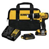 Dewalt Cordless Hammer Drill Kit - 20V Lithium-Ion - 1/2''