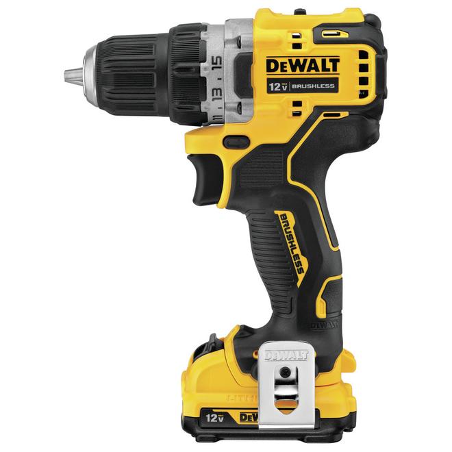 DeWalt Xtreme 12-Volt Max 3/8-in Cordless Drill Kit - 1500 RPM - Brushless Motor - Dual Speed Mode