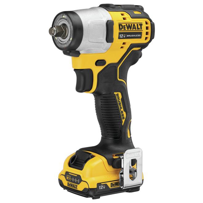 DeWalt Xtreme 12-Volt Max 2Ah Impact Wrench with Batteries and Charger - 3/8-in Square Drive - Brushless - 3-Modes