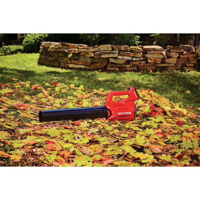 CRAFTSMAN 20 V Lithium-Ion 340 CFM 90-mph Cordless Blower - Battery and Charger included