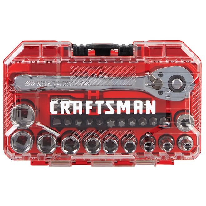 CRAFTSMAN 1/4-in Nano Standard Mechanic Driver Bit Set - 24 Pieces