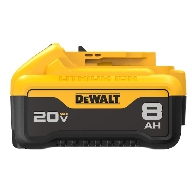 DEWALT 20-Volt Max 8-AH Lithium Ion Battery - 3-LED Light Indicator - Lightweight