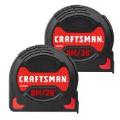 Craftsman Easy Grip 2-Pack 26-ft Measuring Tapes