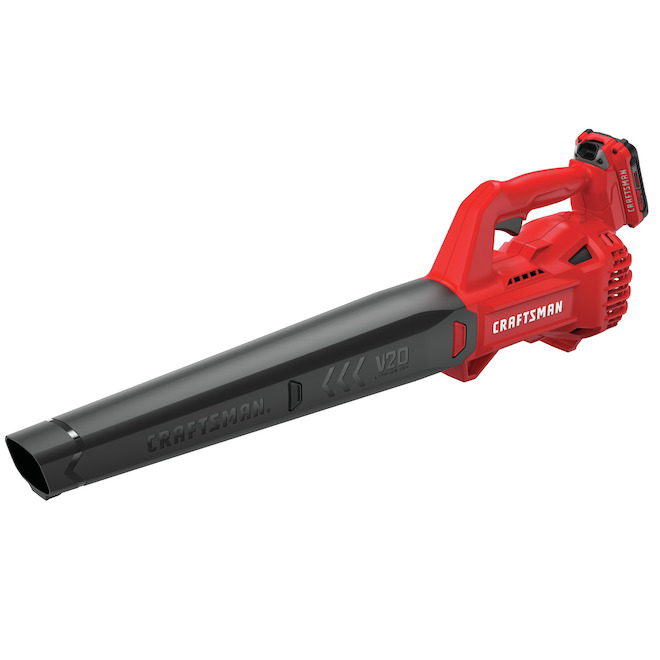 CRAFTSMAN 20V Lithium Ion 200 CFM Cordless Electric Leaf Blower - Battery included