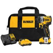 Dewalt 12-V 1/4-in Cordless Driver - Includes Carrying Bag, Batteries and Charger