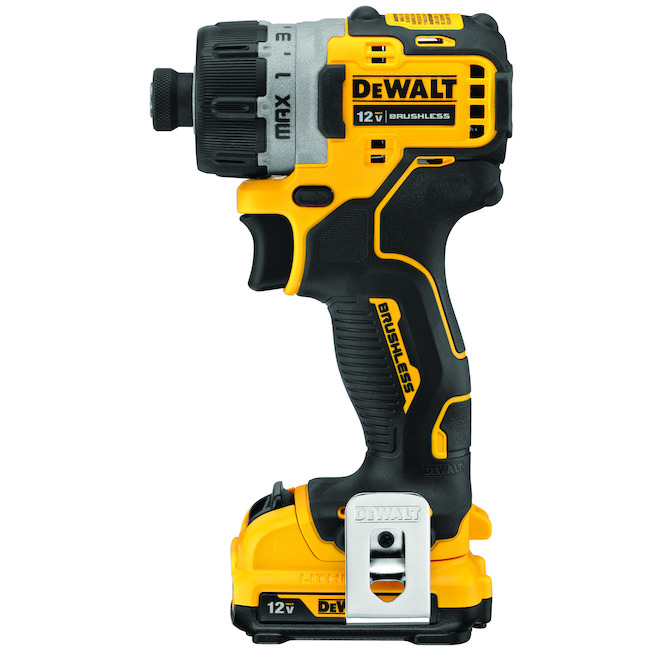 Dewalt 12-V 1/4-in Cordless Driver - Includes Carrying Bag, Batteries and Charger