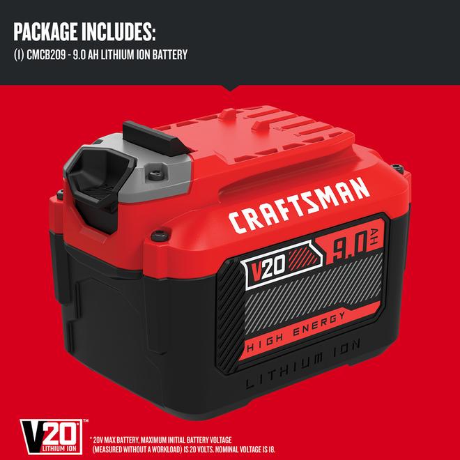 Craftsman v20 online batteries