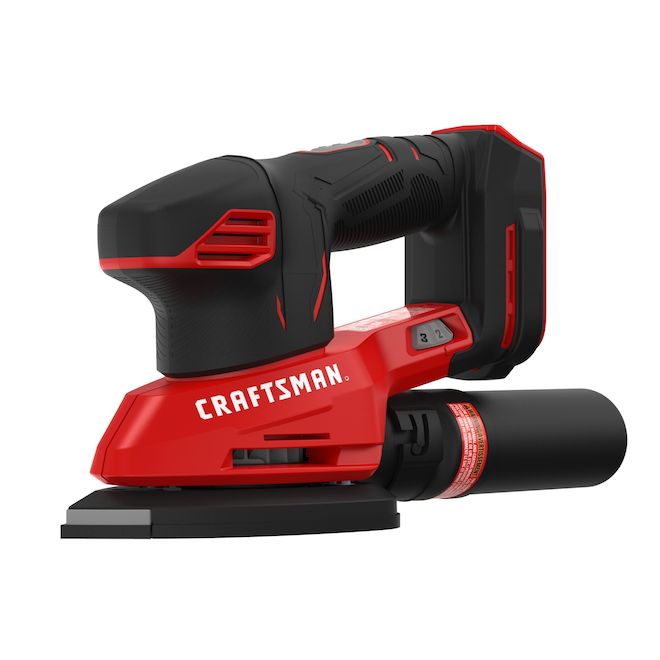 CRAFTSMAN 20-V Cordless Detail Sander - Red and Black