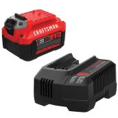 CRAFTSMAN 20 V MAX 4 AH Battery and Charger Kit for Cordless Tools