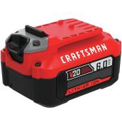 Batterie CRAFTSMAN 20 V de 6 Ah pour outils sans fil