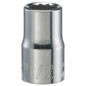Craftsman 1-Piece SAE 1/2-in Drive 12-Point 1/2-in Shallow Socket