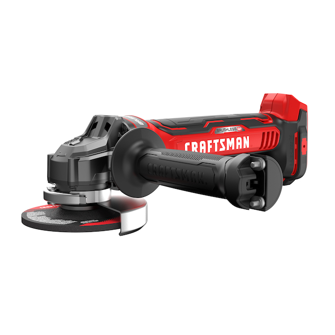Craftsman V20 BRUSHLESS RP Cordless Small Angle Grinder 4-1/2-in CMCG451B  RONA