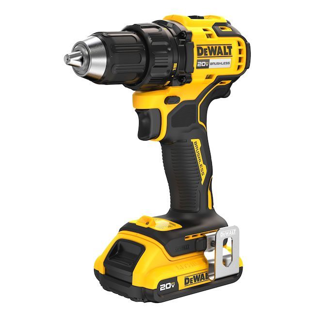 DEWALT 20V MAX XR Brushless Cordless 6-Piece Tool Kit with Two 2.0 AH Batteries