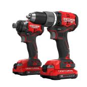 Craftsman V20 RP Cordless Brushless Compact Drill/Impact Driver Combo Kit with 2 Batteries
