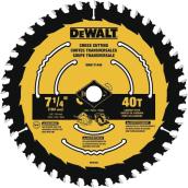 DeWALT 1-Pack 7-1/4-in 40-Tooth Dry Cut Only Standard Tooth Circular Saw Blade