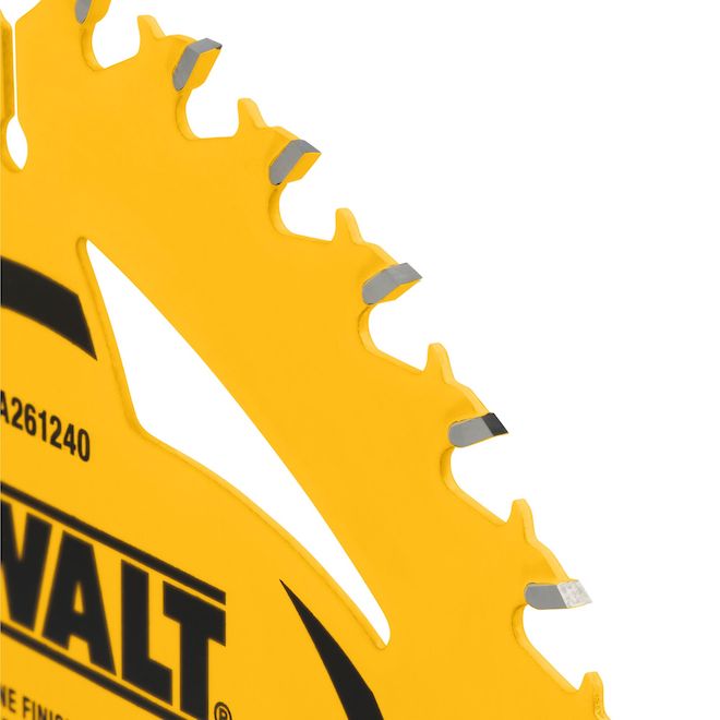 DEWALT 1-Pack 6-1/2-in 40-Tooth Dry Cut Only Standard Tooth Circular Saw Blade