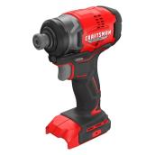 CRAFTSMAN V20 BRUSHLESS RP Cordless 1/4-in Impact Driver (Tool Only)