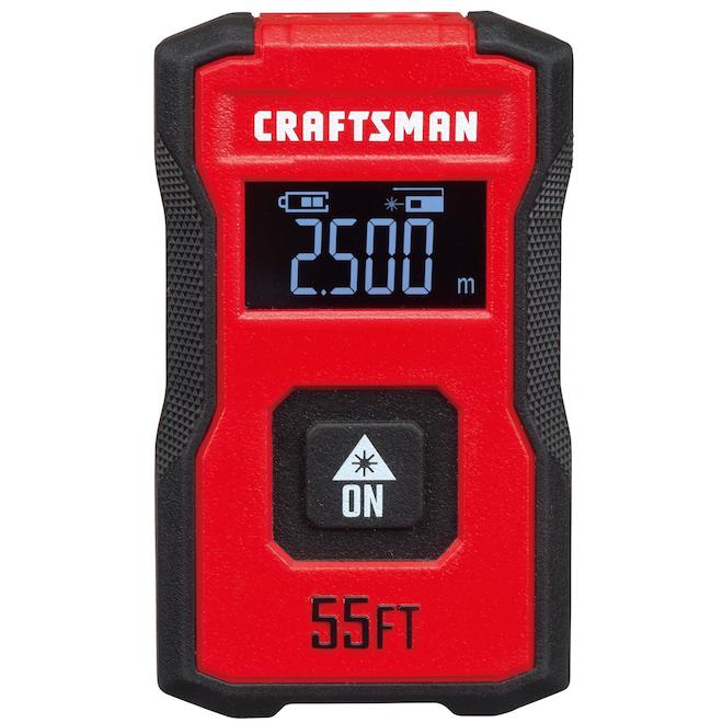 CRAFTSMAN Pocket Laser Distance Measurer 55-ft