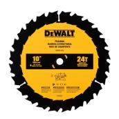 DeWALT 1-Pack 10-in 24-Tooth Dry Cut Only Standard Tooth Table Saw Blade