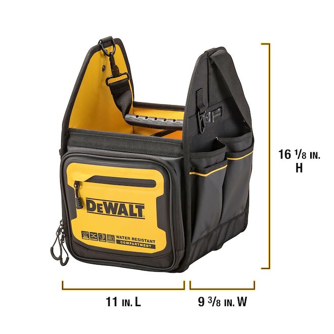 DEWALT 11-in Zippered Electrician's Tote