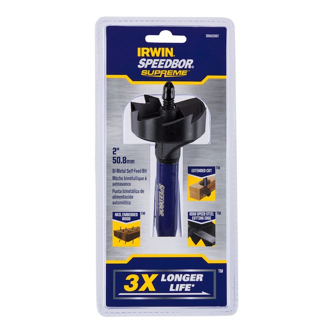 Irwin SPEEDBOR SUPREME 1-Pack 2-in Self-Feed Bit