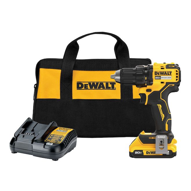 DEWALT 20V Brushless Compact Drill/Driver Kit with Charger DCD793D1 RONA