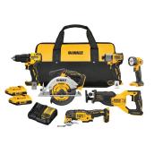 DeWALT 20V MAX 6-Tool Combo Kit with Battery and Charger