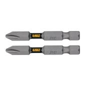 DEWALT Tough Grip - 2-Piece - 2-in - #2 - Phillips Head - Steel - Hex Shank Screwdriver Bit