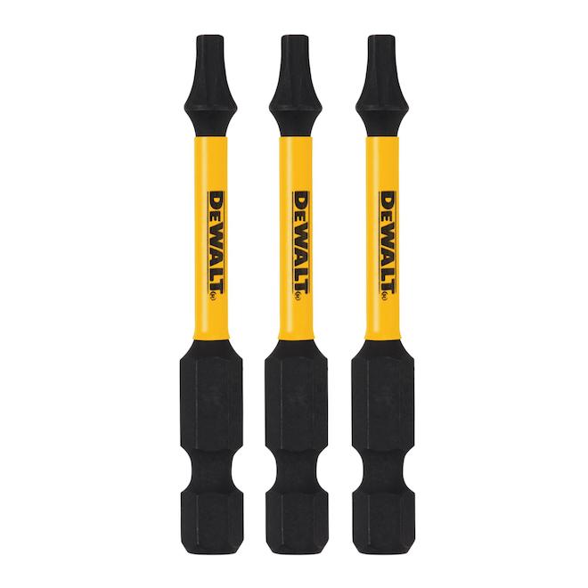 DEWALT Flextorq 3-Piece 1/4-in x 2-in Torx Impact Driver Bit