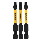 DEWALT Flextorq 3-Piece 1/4-in x 2-in Torx Impact Driver Bit