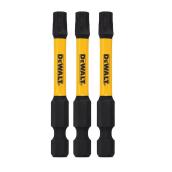 Embout de tournevis DEWALT Flextorq de 1/4 po x 2 po, Torx (3/pqt)