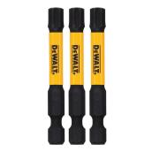 DEWALT Flextorq 3-Piece 1/4-in x 2-in Torx Impact Driver Bit