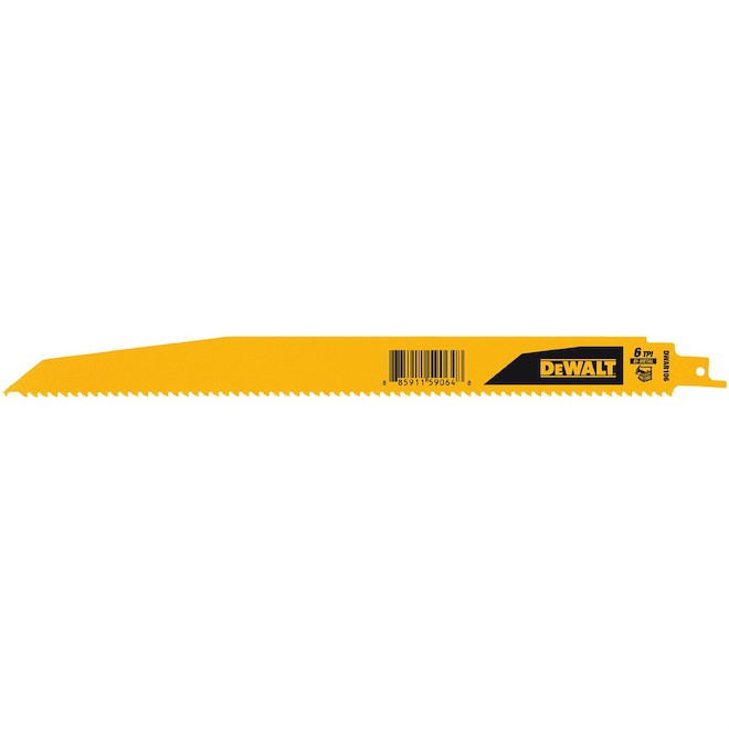 DEWALT 1-Pack 12-in 6-TPI Demolition Reciprocating Saw Blade