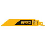 DeWALT 5-Pack 6-in 18-TPI Metal Cutting Reciprocating Saw Blade