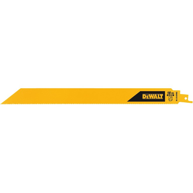 DEWALT 5-Pack 12-in 18-TPI Metal Cutting Reciprocating Saw Blade