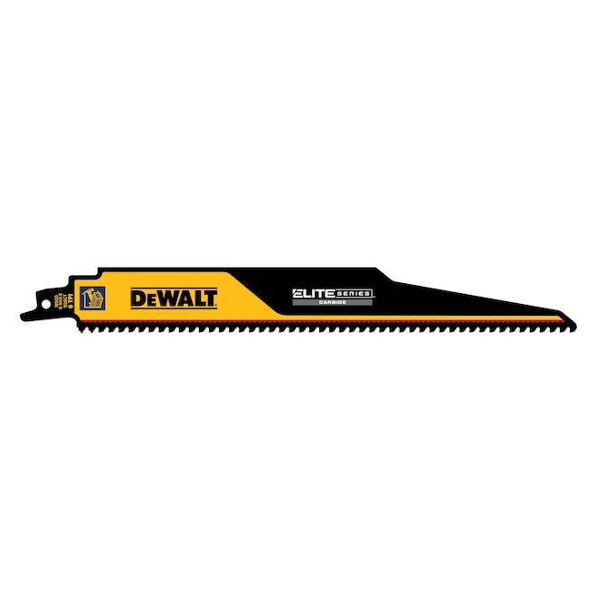 DEWALT Elite Series 9-in Bi-Metal Reciprocating Saw Blade - 6 TPI