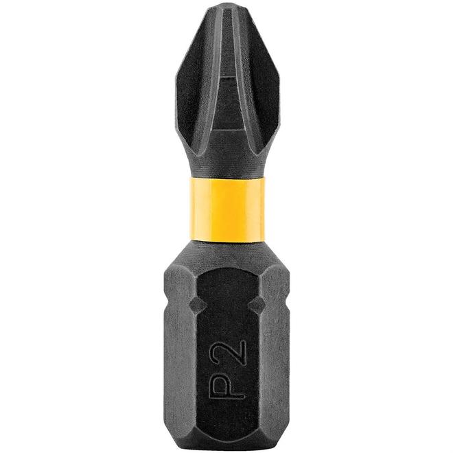 Embout de tournevis DeWALT Flextorq de 1/4 po x 3-1/2 po, carré/Robertson  (5/pqt)