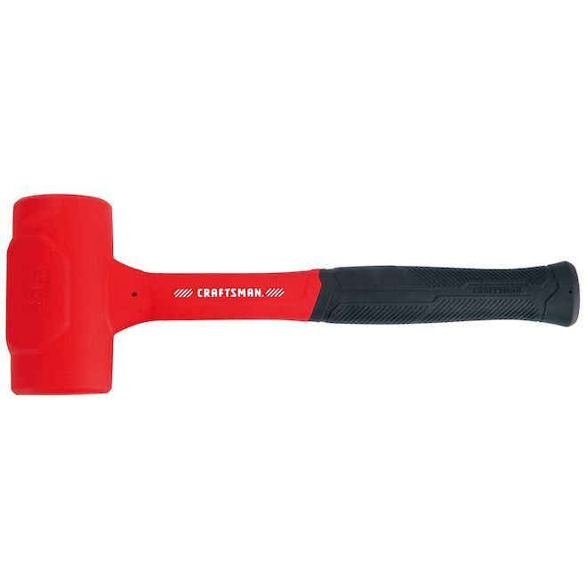 CRAFTSMAN 45-oz Red/Black Polyurethane Dead Blow Hammer