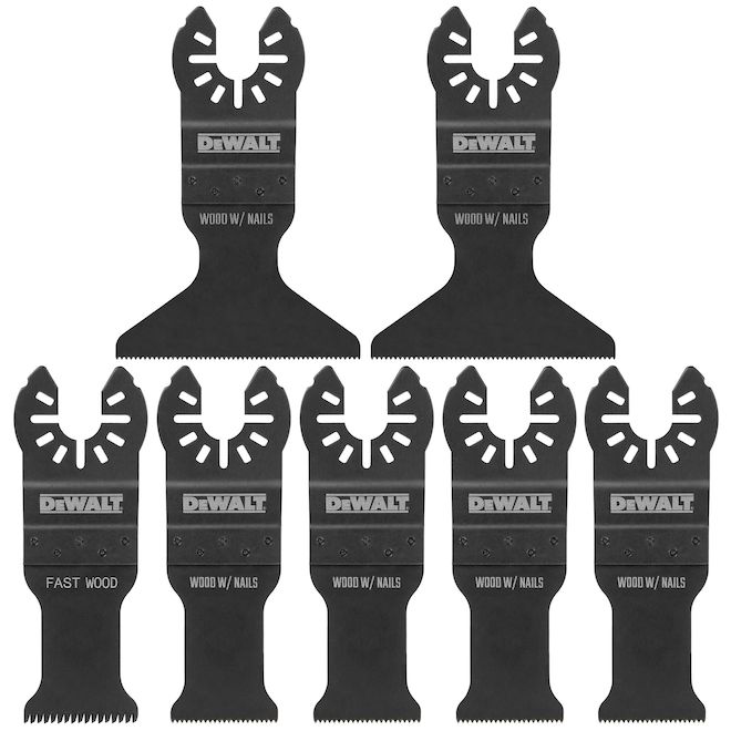 DEWALT 7-Pack General Purpose Oscillating Blade Assortment