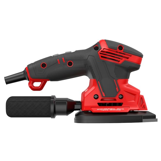 CRAFTSMAN Red/Black 1.2 A Corded Detail Sander - 14,000 RPM