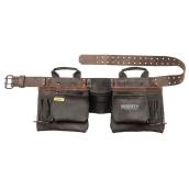 DeWalt Leather Tool Apron for Carpenter 2 Carrying Handles and 6 Pockets