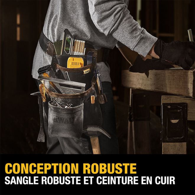 Pochette à outils en cuir DEWALT à ceinture