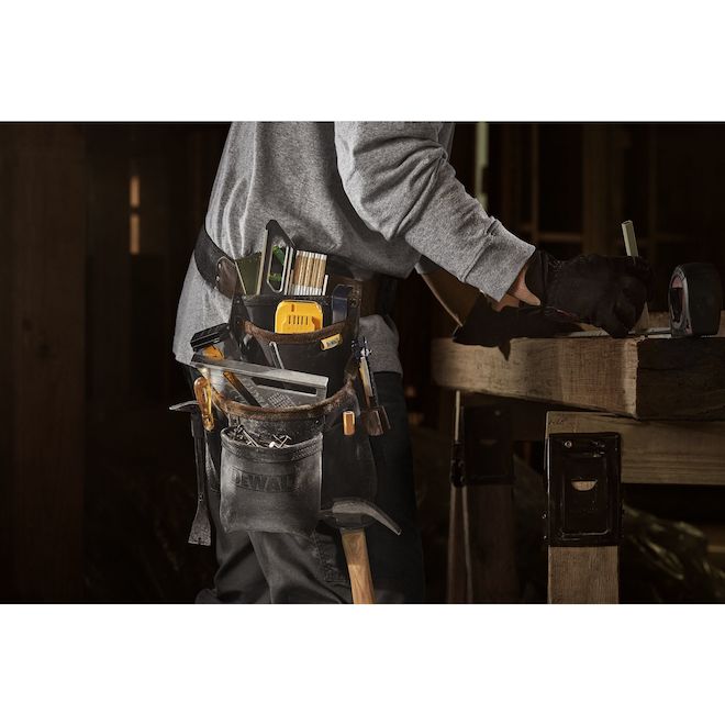 Pochette à outils en cuir DEWALT à ceinture