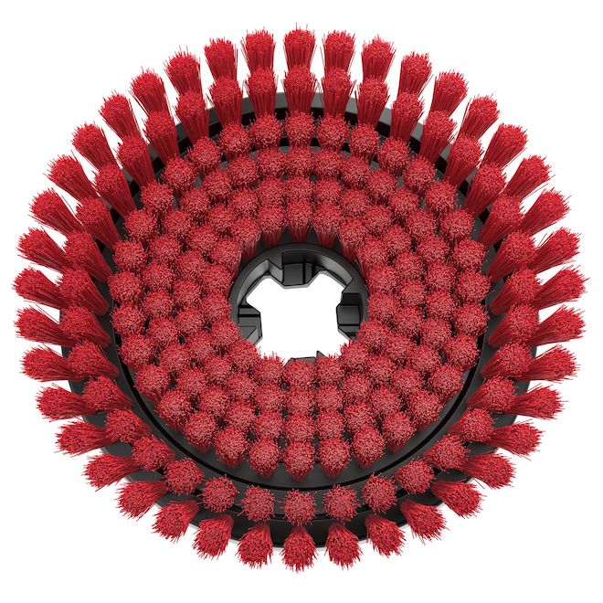 CRAFTSMAN 6-in Red Medium Bristle Rotating Brush