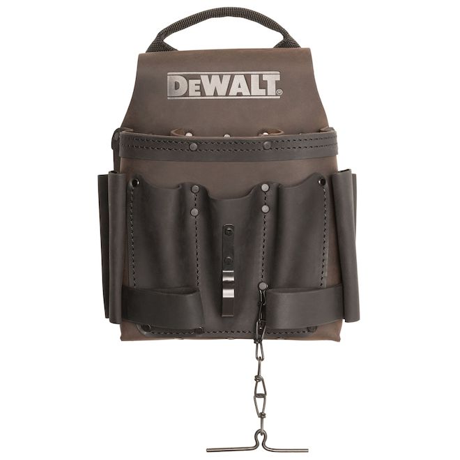 DEWALT Electrician Leather Tool Pouch 9.36in x 2.34in DWST550114 RONA