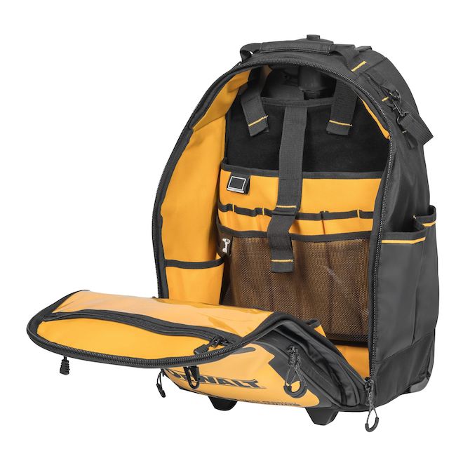 DEWALT PRO Backpack on Wheels with 43 Pockets